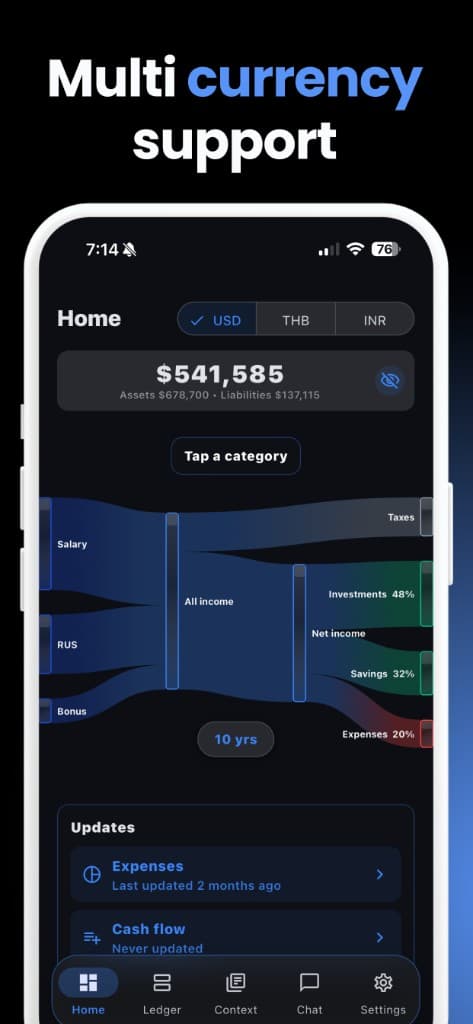 Multi currency support
